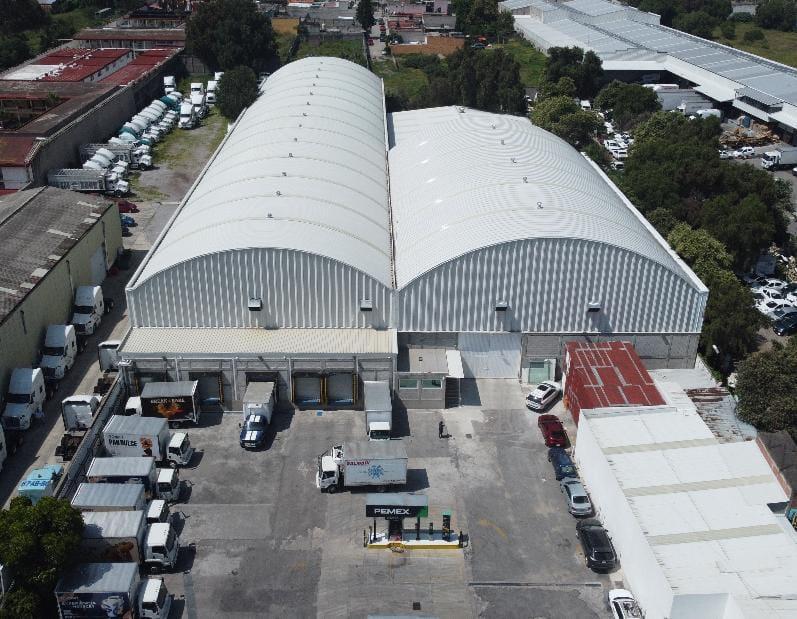 Vista aérea del CEDIS GoMart en Ecatepec